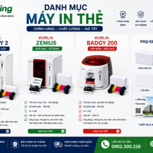 Máy in thẻ xe