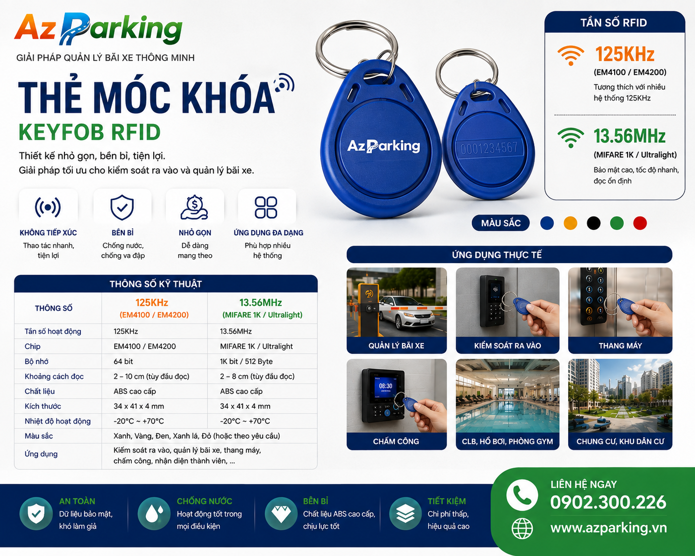 Móc khóa RFID (keyfob)