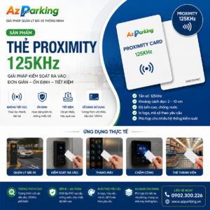 Thẻ Proximity 125KHz – Thẻ RFID Không Tiếp Xúc Cho Hệ Thống Kiểm Soát