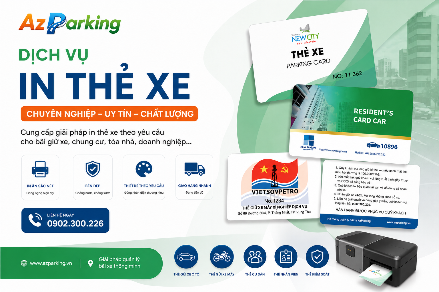 DỊCH VỤ IN THẺ XE THEO YÊU CẦU - Ảnh 2